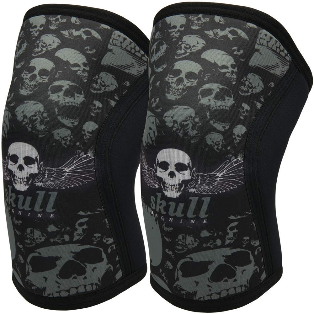 Jupiter Knee Sleeves (1 Pair), 7mm Compression Knee Braces for Squats,Weightlifting,Powerlifting,Cross Training for Men & Women