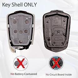 Key Fob Shell Case Replacement Fits for Cadillac