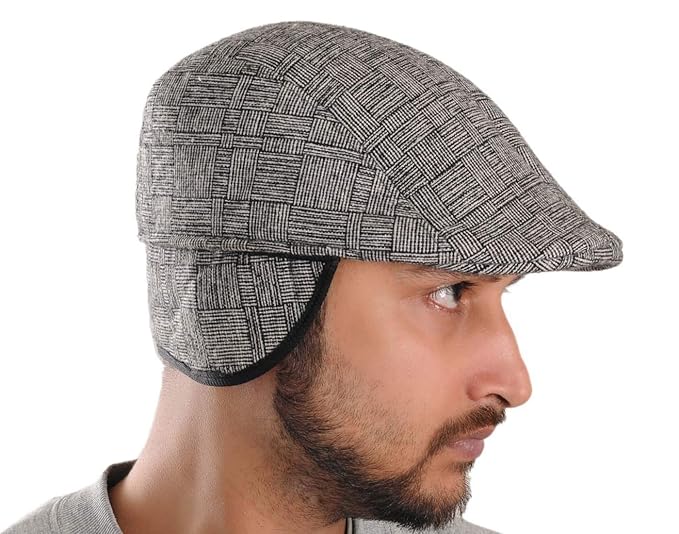 golf cap with ear flaps