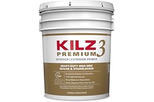 KILZ 3 Premium Primer, Interior/Exterior, 5 Gallon