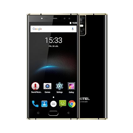 OUKITEL K3 4G Smartphone entriegelt 5.5 '' FHD Bildschirm Android 7.0 2MP + 16MP Frontkamera, 2MP + 16MP Rückfahrkamera MTK67
