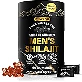 Himalayan Shilajit Gummies for Men & Women –100% Natural Organic Gold Gummies 3000mg with Ashwagandha,Black Musli,Helps Boost Energy,Gokshura,Stamina Vitality Support -Vegan, Non-GMO - 60 Gummies