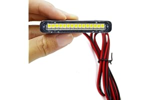 NBWDY 1Pcs 15 white Leds Led License Plate Light Waterproof Motorcycle Led Tail Light Trailer Light,Backup Light,Reverse Light,Side Marker Light for Motorcycle Scooter Bike ATV Car RV SUV