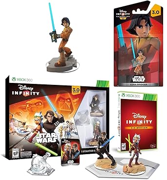 Amazon Com Ezra Star Rise Wars Infinity Mega Gaming Pack X Box Twilight Of The Republic Anakin Skywalker And Ahsoka Tano Figures Play Set Exclusive Play Piece Ezra Bridger With Light