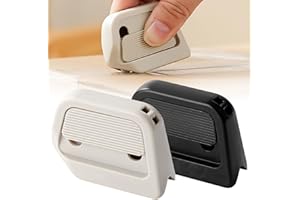 2 PCS Magnetic Retractable Box Cutter, 2026 New Auto-Retract Utility Knives with Safety Ceramic Blades & Right Angle Groove, 