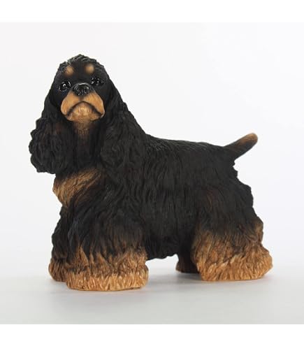 Amazon.com: Black Cocker Spaniel Figurine : Home & Kitchen