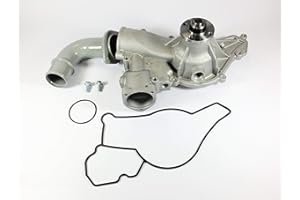 OAW F5930 Water Pump for Ford 7.3L V8 Powerstroke diesel engine on 1996-2003 E-350 E-450 E-550 F-250 F-350 F-450 F-550, 2000-2003 Excursion OE# 2C3Z8V501BA, F6TZ8501AA, F81Z8501FA