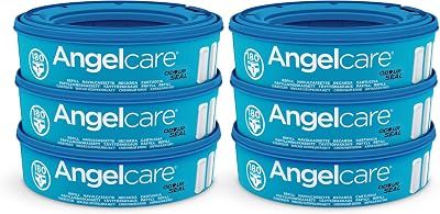 Angelcare Round Refill 6 Pack for Original Nappy Disposal System