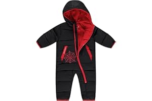 Spyder Baby Snow Suit - Fleece Lined Zip Snow Pram, Baby Snowsuit for Infants for Winter for Boys and Girls, Sizes 0-24M