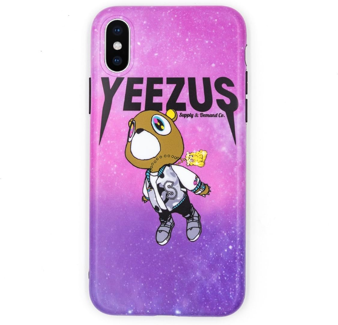 Supply and Demand Collab Streetwear Fashion Protective Flexible Case/Cover/Skin Glossy Matte for iPhone X - 5.8 in (Yeezus)