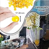 ARSUK Glass Pebbles Yellow 0.455Kg Decorative for Aquariums & Decor view 2