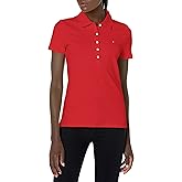 Tommy Hilfiger Women's Classic Short Sleeve Polo Shirt, Ultra Scarlet, XX-Large