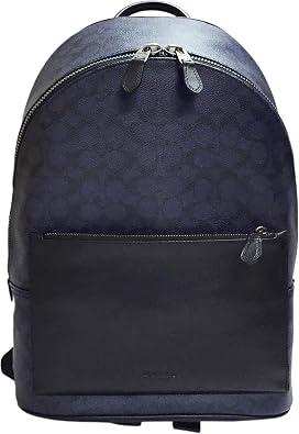 Amazon コーチ Coach バッグ メンズ リュックサック Qbbhp メトロポリタン バックパック シグネチャー キャンバス ミッドナイトネイビー 並行輸入品 Coach コーチ タウンリュック ビジネスリュック