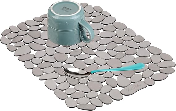 InterDesign Pebblz Spülbeckenschutz, große und zuschneidbare