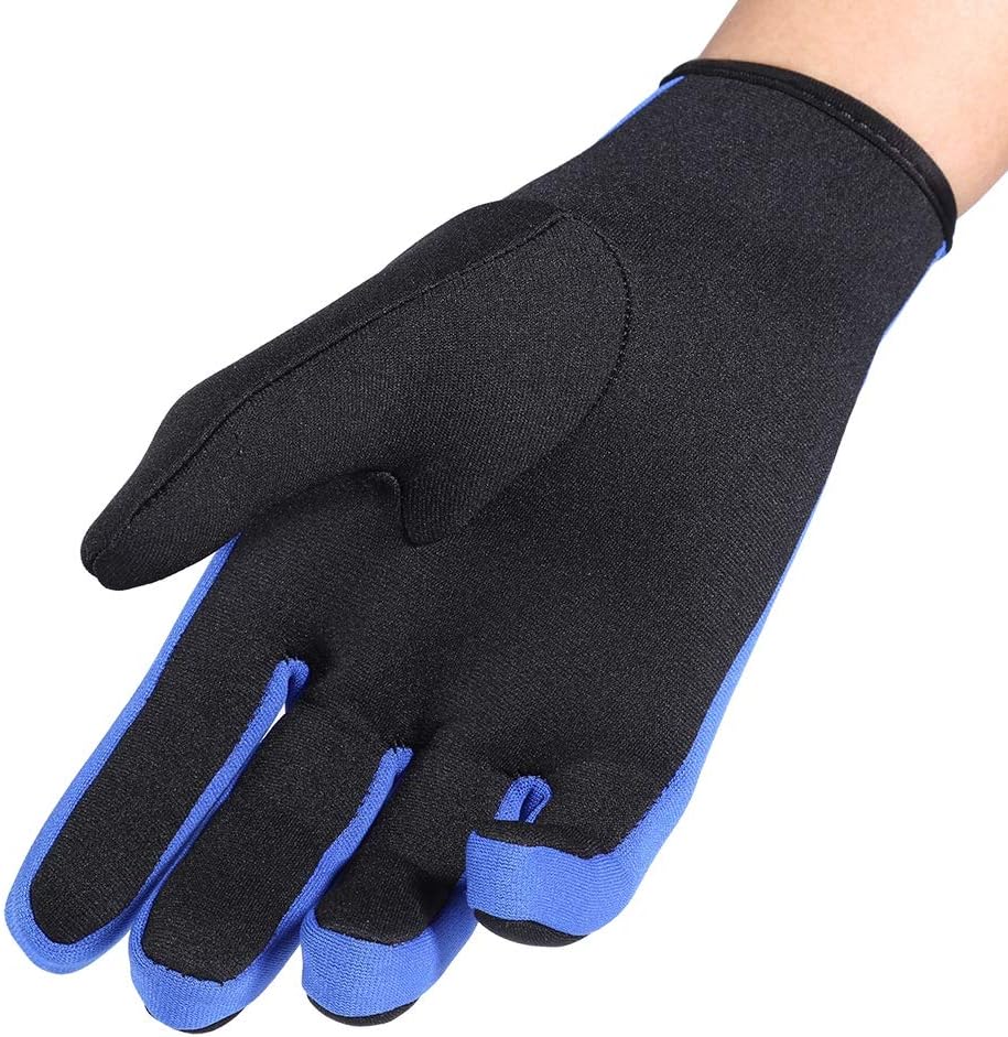 1Pair Water Sport Gloves 1.5mm Thick Neoprene Diving Gloves Scuba Diving Gloves Snorkeling Kayaking Surfing Watersport Gloves for Winter Swimming, Rafting, Canoeing : Sports & Outdoors