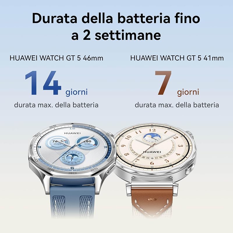 WATCH GT 5 46mm Smartwatch, Design Elegante, Nero