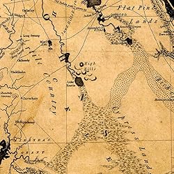 Antiguos Maps Florida by Charles Vignoles circa