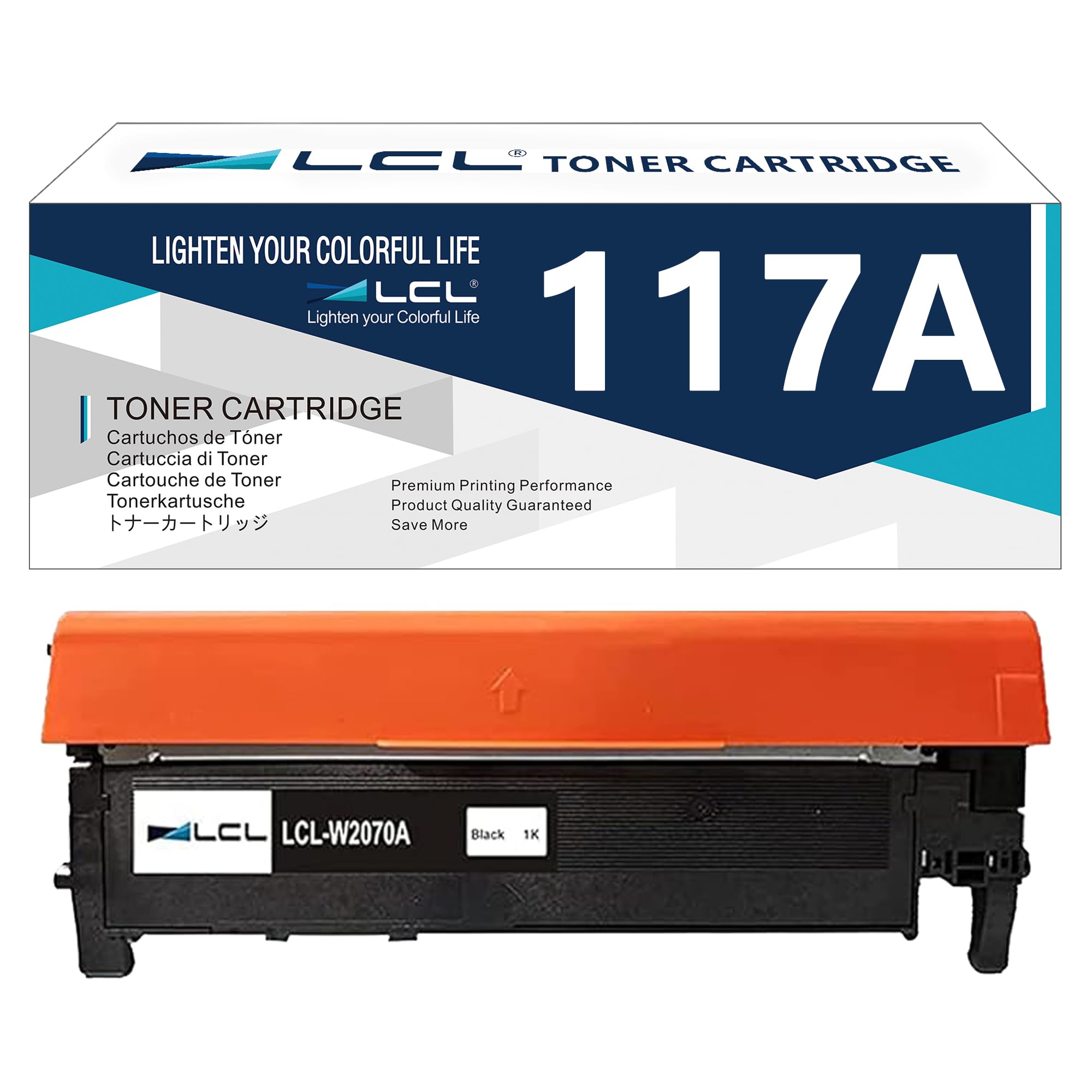 LCL Compatible 117A W2070A Toner Cartridge Replacement for HP Color Laser MFP 179fnw Color Laser 150 150nw 150a Toner Color Laser MFP 178nwg 179fwg 178nw (1PK Black)