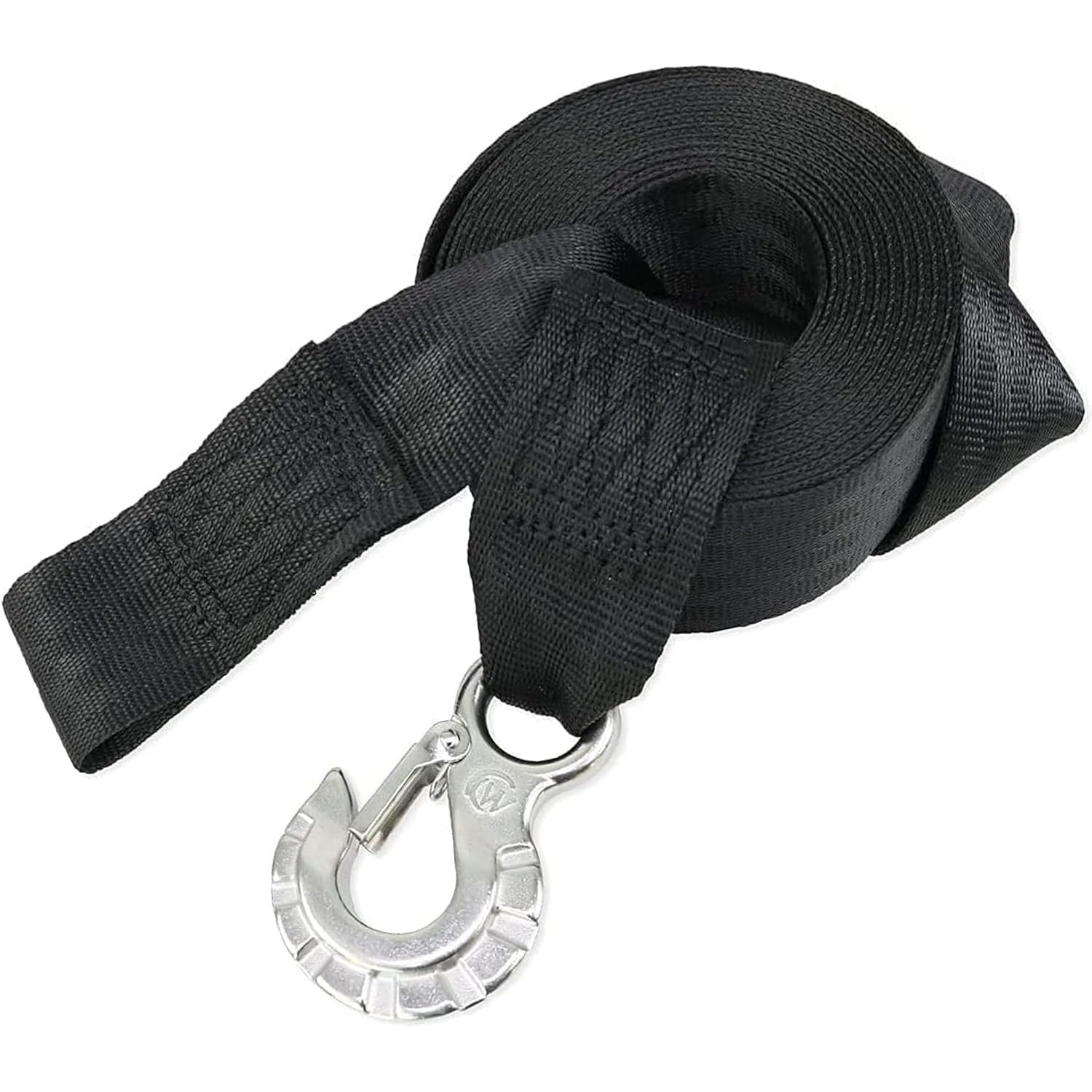 Photo 1 of WavesRx 2"x20' Jet Ski Trailer Winch Strap with Stainless Steel Hook & Quick Connect Bow Tow Loop | Boat Winch Strap with Hook | 5,500lbs Strength for Safe Retrieval, Launching & Transporting Jet Skis