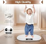 WDRENTOOL 20kg Electronic Baby Scale for Infants & Pets - Digital LCD view 2