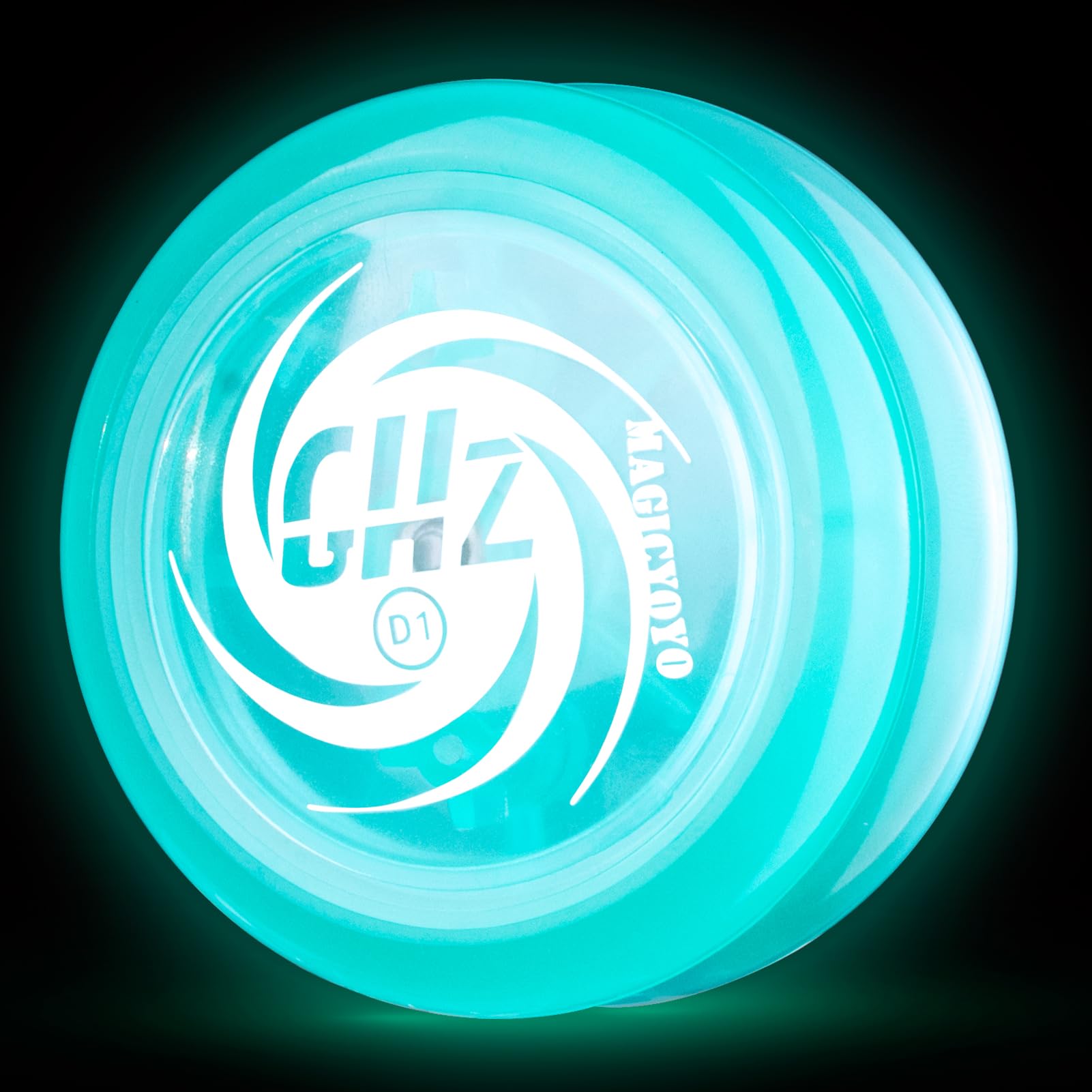 Photo 1 of MAGICYOYO D1 GHZ Looping Yoyo for Kids 8-12 Glow in The Dark, Auto Return Yo-yo for Beginner, Responsive Yo-yo for 2a Looping Trick, Kids Yoyo with 6 Strings (Glow Blue)