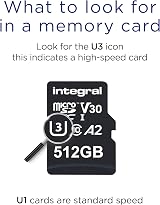 Integral 512GB microSD Card Premium High Speed UHS I U3 A1 4K Video view 3