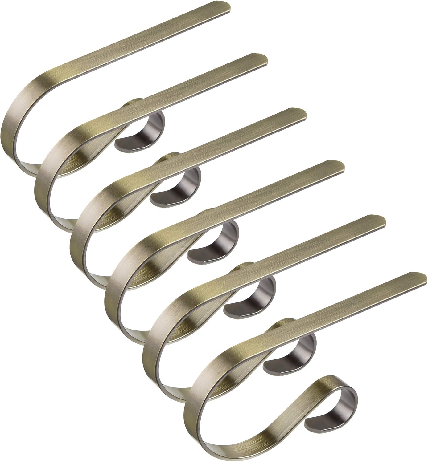 Stockings & Holders - Edoneery Christmas Stocking Holder Stocking Holders for Mantle Set of 6 Christmas Stocking Holders for Fireplace Mantle