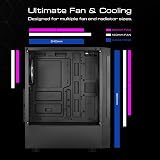 GAMDIAS TALOS E3 MESH ATX Mid-Tower Gaming Case Tempered Glass 3x 120mm ARGB view 8