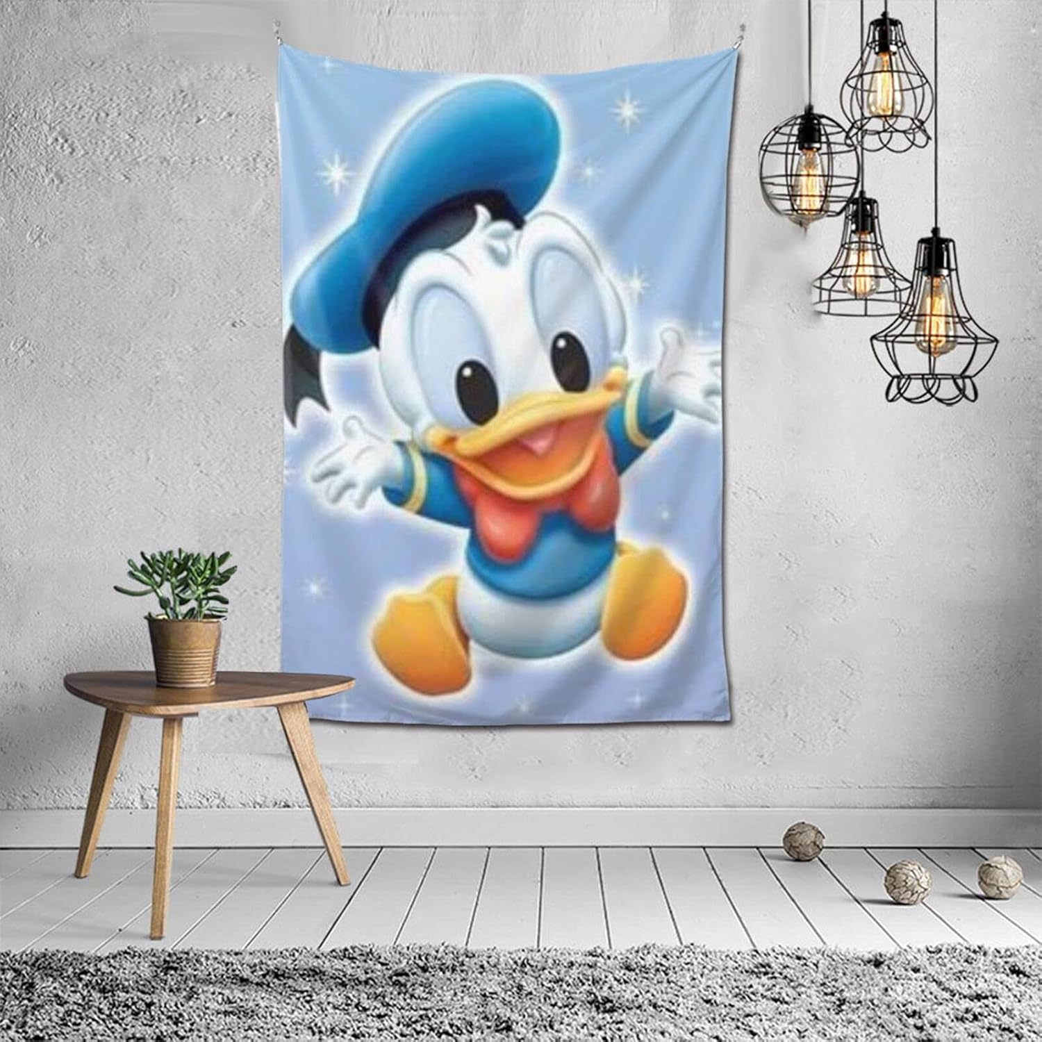 Amazon Co Jp タペストリー 1ドナルドダック 壁掛け ポスター 壁飾り 家 リビングルーム ベッドルーム 多機能 室内装飾 おしゃれ プレゼントone Size ホーム キッチン