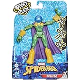 Marvel Spider-Man Bend and Flex Marvel&rsquo;s Mysterio Action Figure Toy, 6-Inch Flexible Figure, Includes Accessory, for Kids Ages 4 and Up