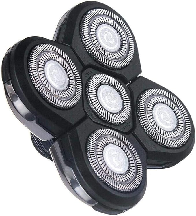 5 Head Shaver Head, Replacement Shaving Head For Shaver, Easy to