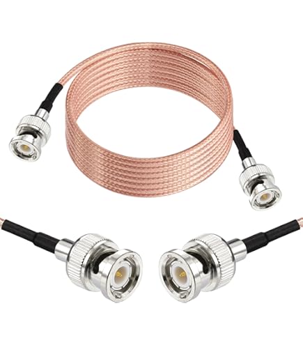 CCA Copper BNC Male to MCX Male RG316 Low Loss RF Coax Cable 0.1M/0