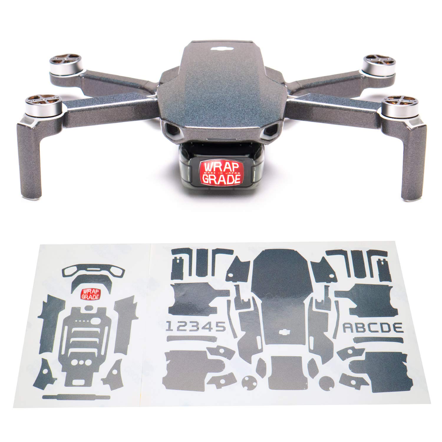 Wrapgrade Skin Sticker Set Compatible with DJI Mini 2 (COLORATION-X)