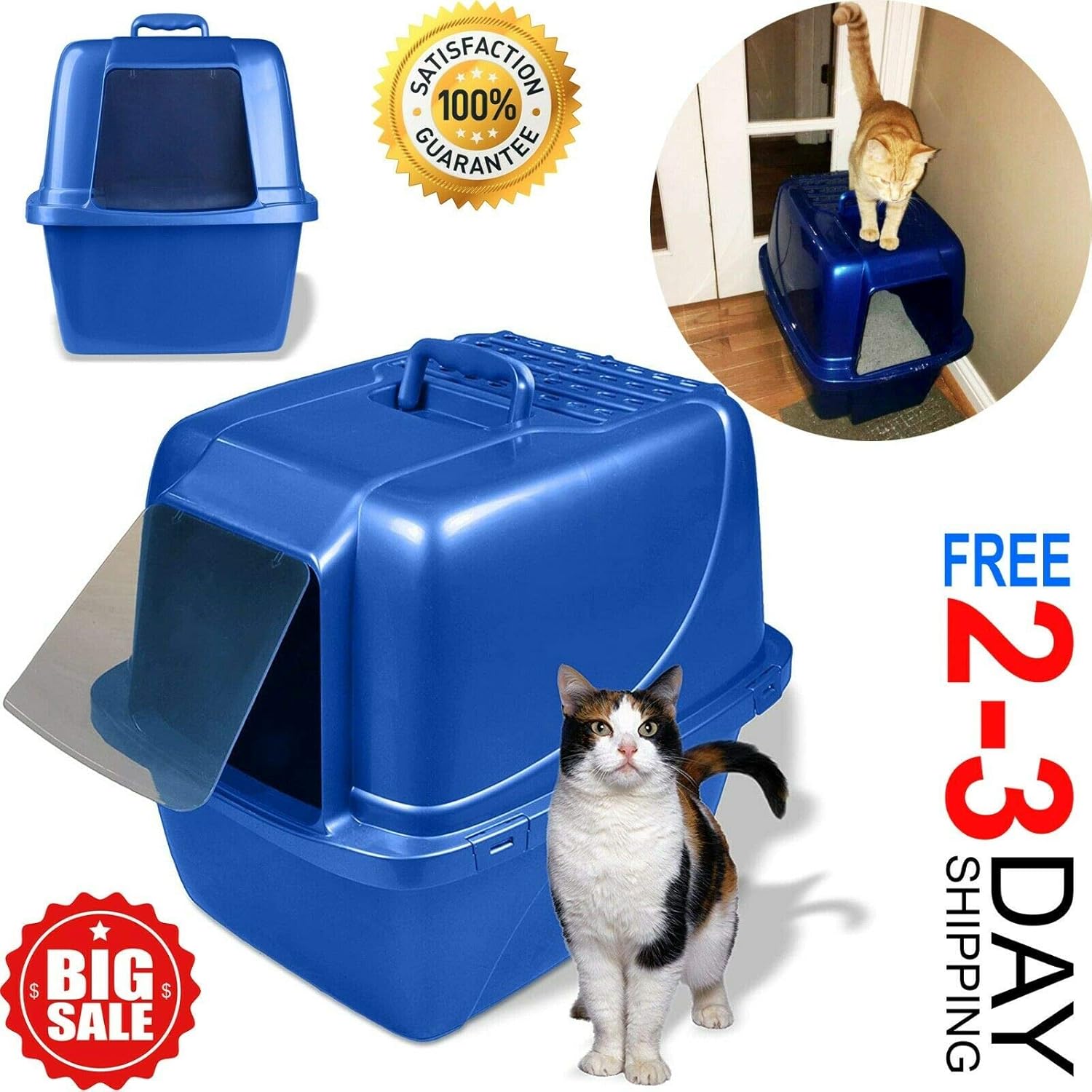 rolling self cleaning litter box