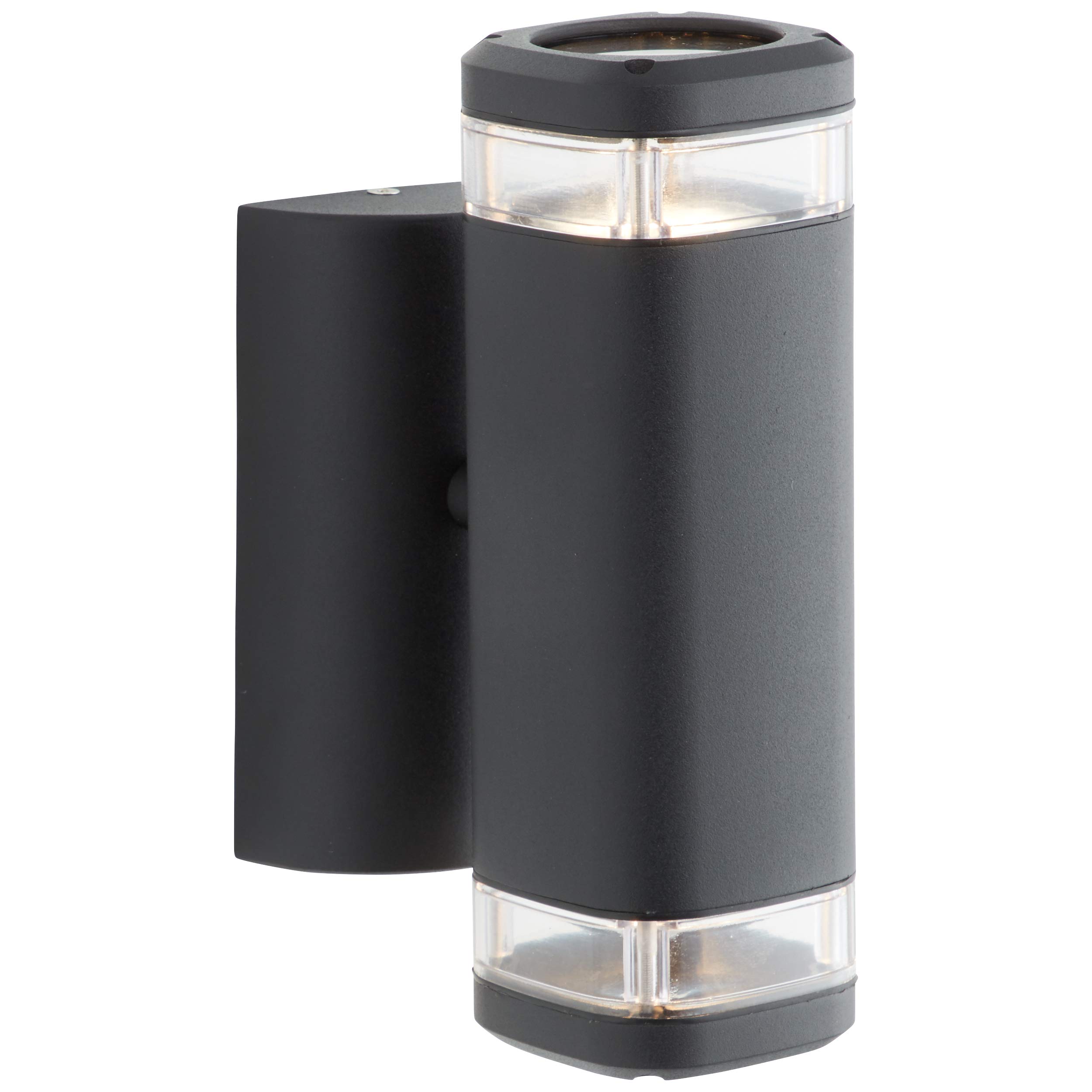 Brilliant Wall Light, Metal Glass, Black