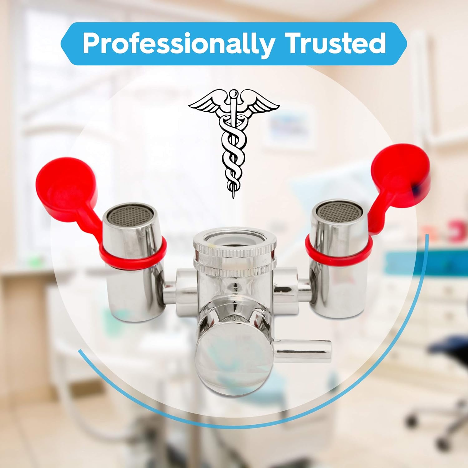 Faucet Mounted Eyewash Station – Reliable First AID Emergency Eye Wash Unit for Sink Attachment – Sink Mount Eye Flush Shower for Eyes and Skin: Industrial & Scientific