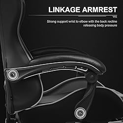 GTPLAYER Gaming Chair, Computer Chair with Footrest