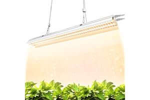 Monios-L LED Grow Light,Indoor Growing Lights for seedlings,t5 2FT 30W Full Spectrum,High Output Hanging Plant Grow lamp for Hydroponics, Flowering, Fruiting