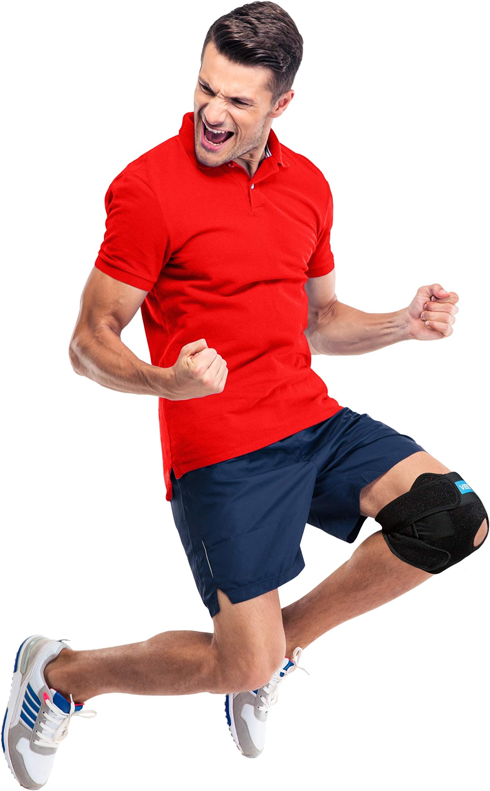 Knee Brace for Men & Women - Adjustable Kneecap Stabilizers Open Patella and Meniscus Support, Suitable Relief for Comfort - Helps with Hypermobility, Ligament Tear, Injuries, Arthritis