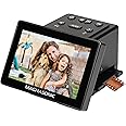 Magnasonic All-in-One 25MP Film Scanner with Large 5" Display & HDMI, Converts 35mm/126/110/Super 8 Film & 135/126/110 Slides into Digital Photos, Built-in Memory