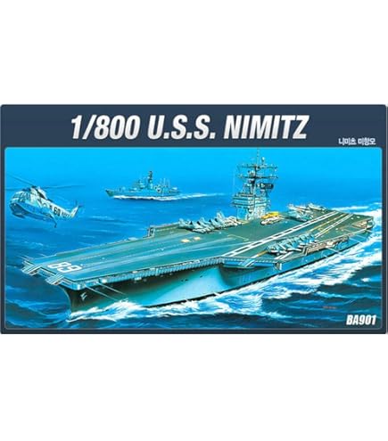 Amazon.com: Trumpeter 1/700 USS Nimitz CVN68 Aircraft Carrier 2005