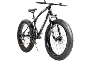 Max4out 26 Inch Mountain Bike, Aluminum Frame, 21-Speed Dual Disc Brake Bicycle with Lock-Out Suspension Fork, Nomal Wheels Bicycles for Men and Women