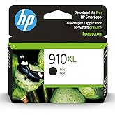 Original HP 910XL Black High-Yield Ink Cartridge | Works with HP OfficeJet 8010, 8020 Series, HP OfficeJet Pro 8020, 8030 Ser
