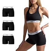 Woxer Womens Boxers - Star 3" Boy Shorts Underwear for Women - Boxer Briefs