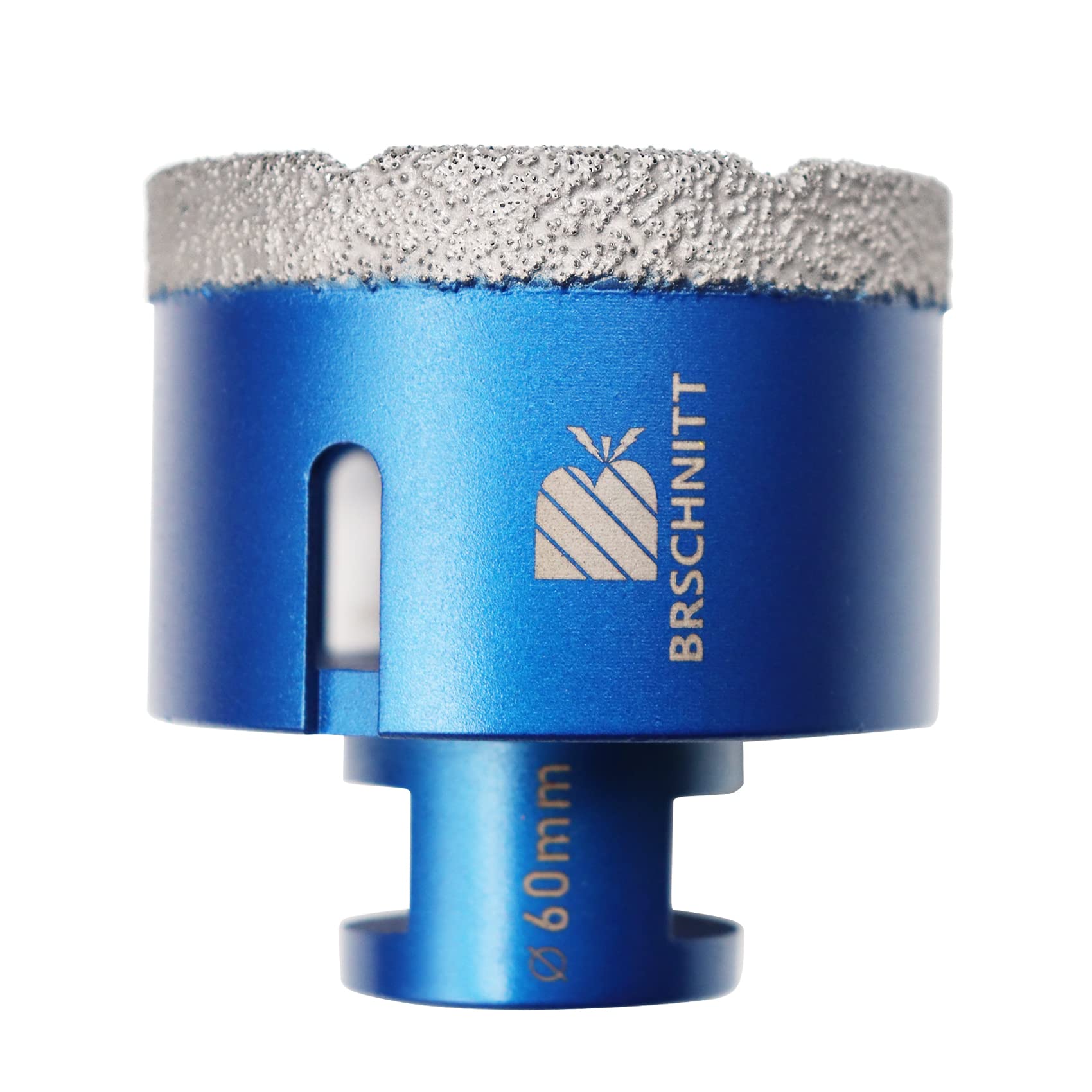 Diamond Drill Bit 60mm,BRSCHNITT 1pc M14 Vacuum Brazed Diamond Tip Drill Bit for Tile Porcelain Stoneware Ceramic Marble Granite Drilling,Suitable For Angle Grinders — image 1