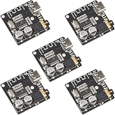 HiLetgo 5pcs Bluetooth 5.0 Mp3 Lossless Decoder Board VHM-314 USB-C Audio Bluetooth Receiver Board Wireless Stereo Music Module Type-C