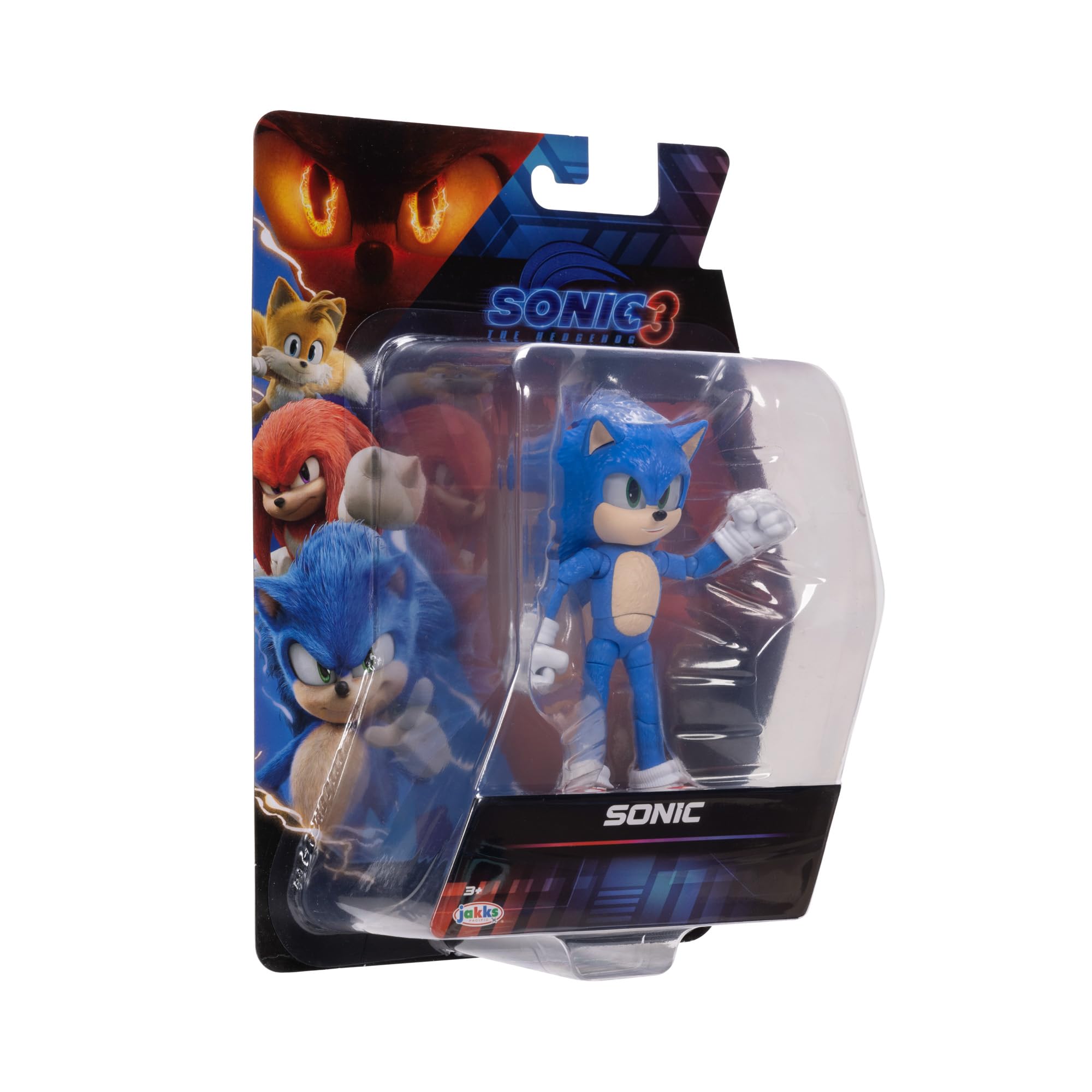Sonic 3 Movie Action Figures 5-Inch Sonic Collector Toy Figure, Highly Articulated for Boys Girls - Officially Licensed Sonic The Hedgehog 3 Movie Product