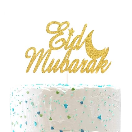 Eid Mubarak Cake Topper 2019 Ramadan Islamic Party Decorations