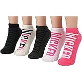 Bioworld Wicked Part 2 Text Logo Women’s 5-Pair Pack Ankle Socks