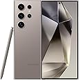 Samsung Galaxy S24 Ultra Cell Phone, 512GB AI Smartphone, Unlocked Android, 200MP, 100x Zoom Cameras, Fast Processor, Long Battery Life, Edge-to-Edge Display, S Pen, US Version, 2024, Titanium Gray